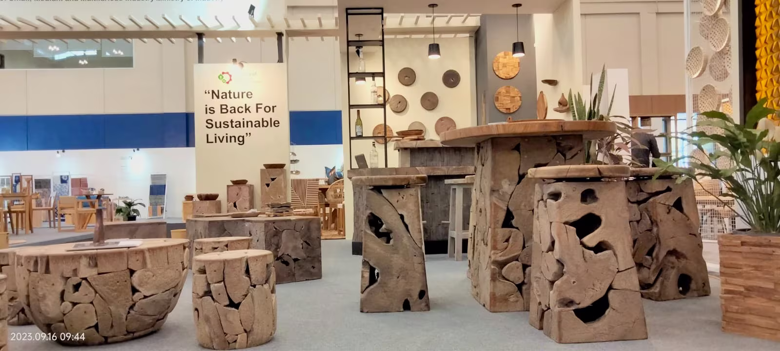 Vinteak Collection Booth - Angle View